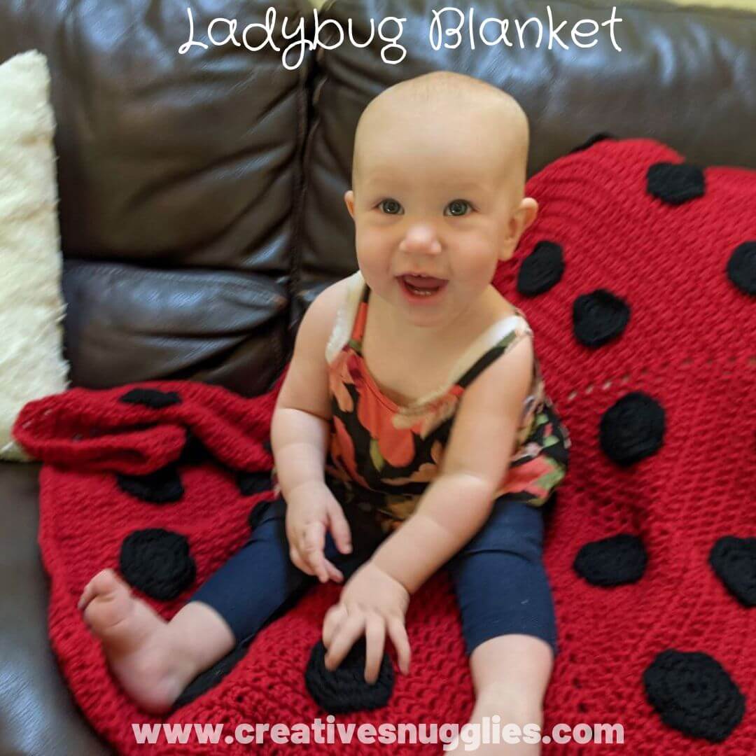 ladybug blanket premium crochet pattern