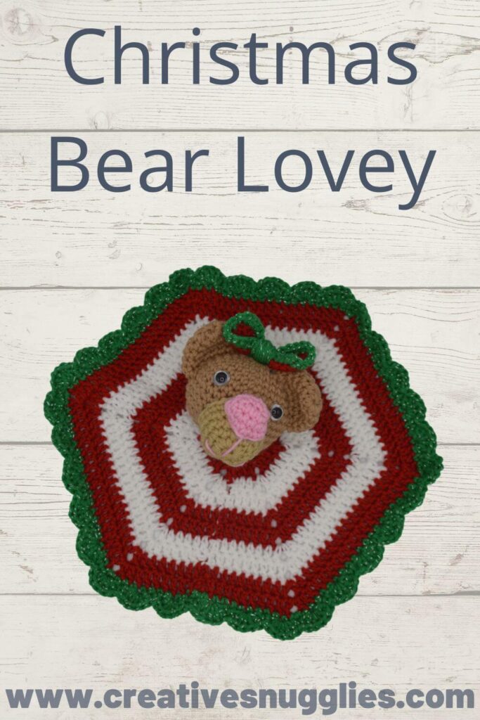 Christmas Bear Lovey 
