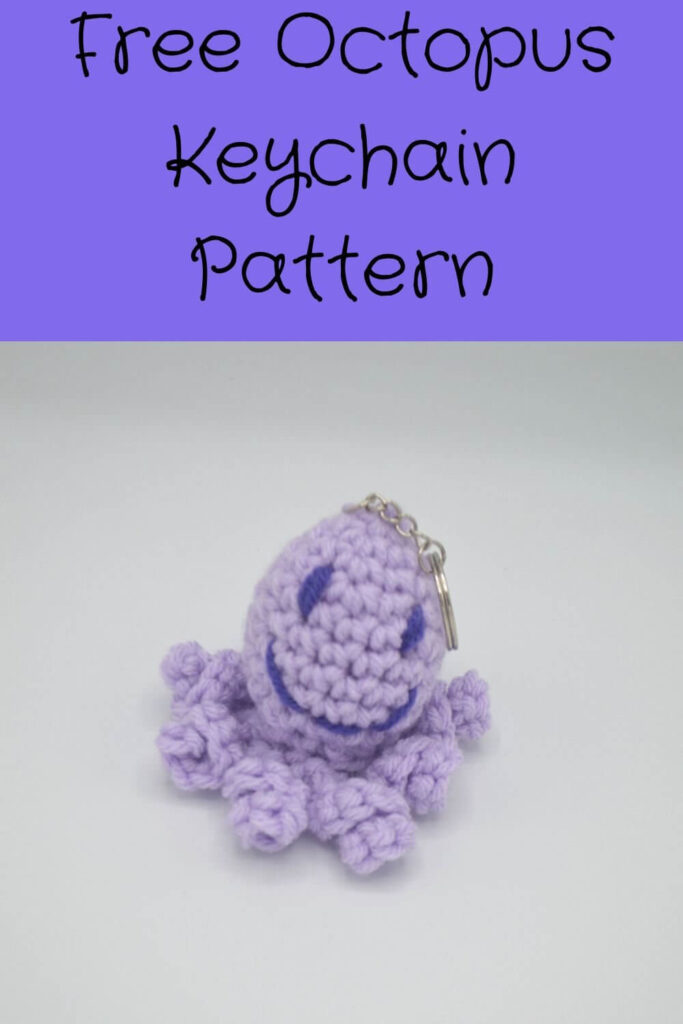 Octopus Keychain free crochet pattern