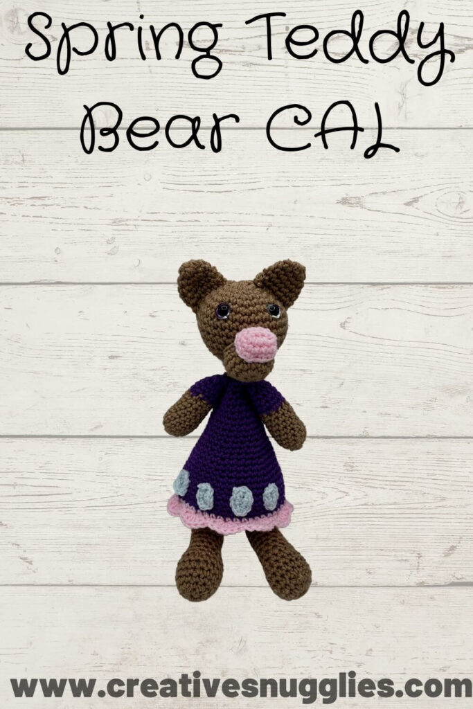 Spring Teddy Bear Crochet Along Free Crochet Pattern